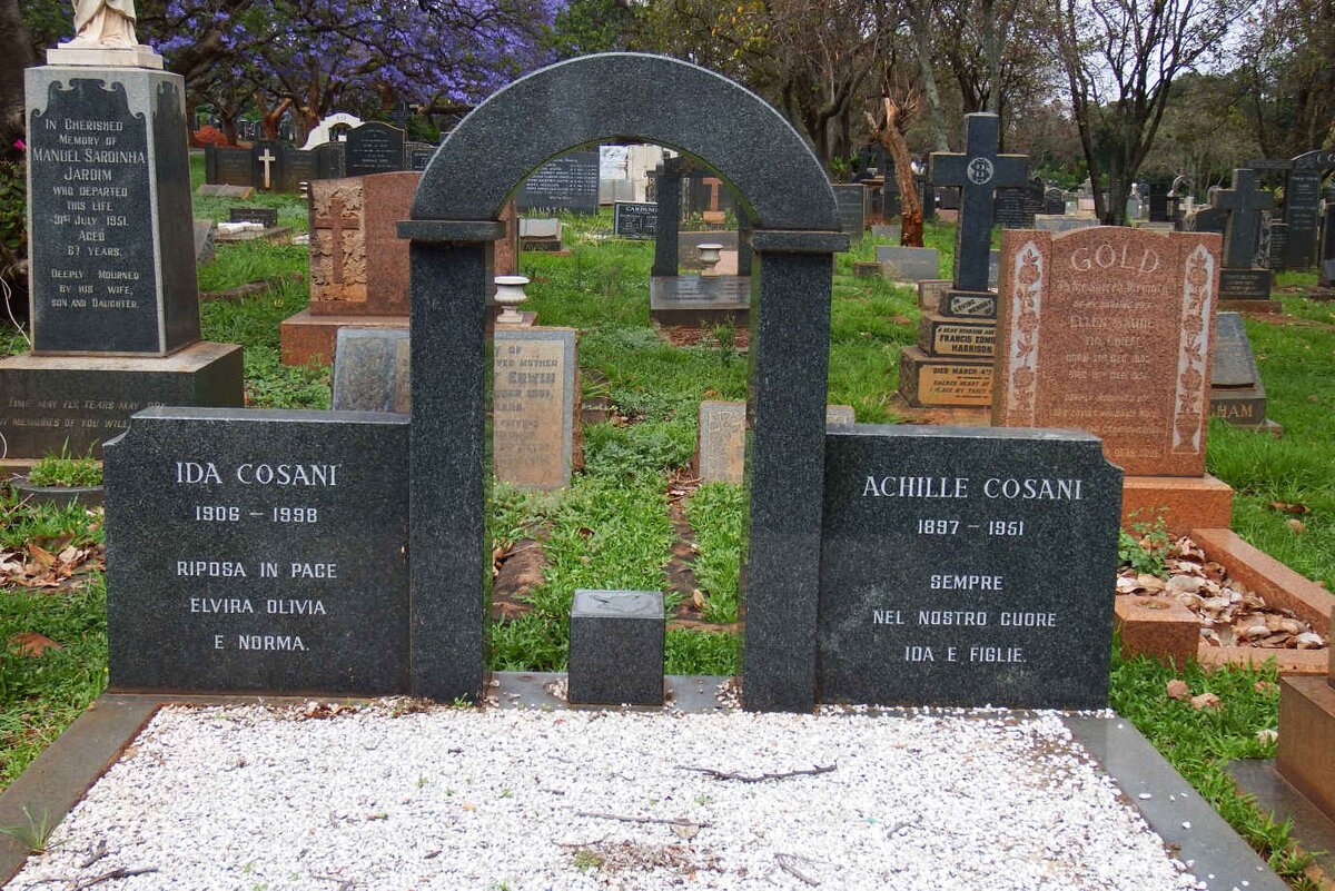 COSANI Achille 1897-1951 &amp; Ida 1906-1998