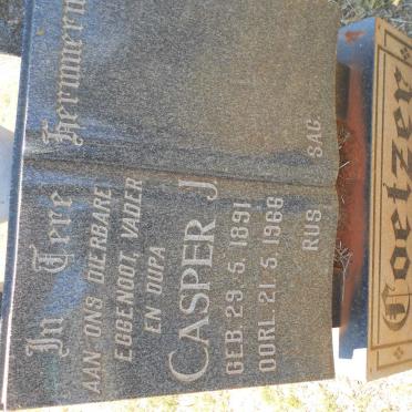 COETZER Casper J. 1891-1966