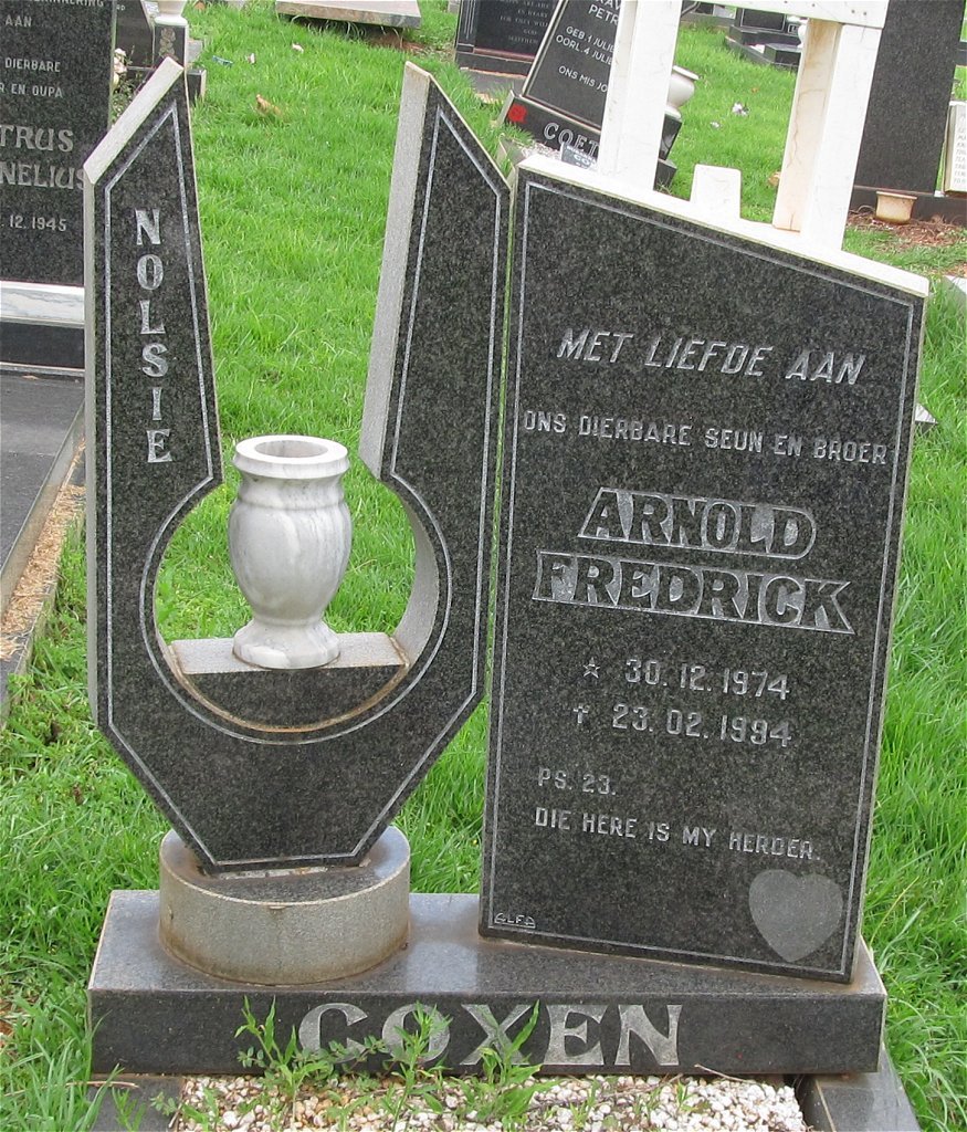 COXEN Arnold Fredrick 1979-1994