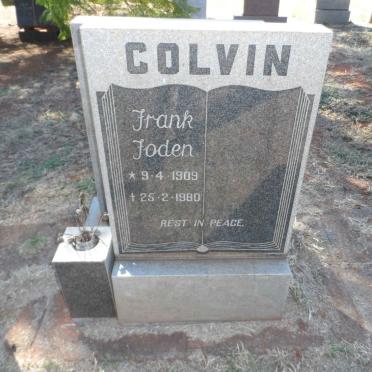 COLVIN Frank Fodin 1909-1980