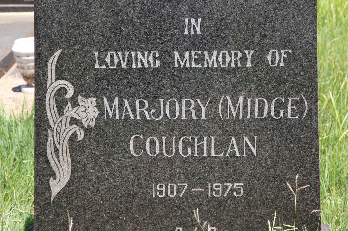 COUGHLAN Marjory 1907-1975