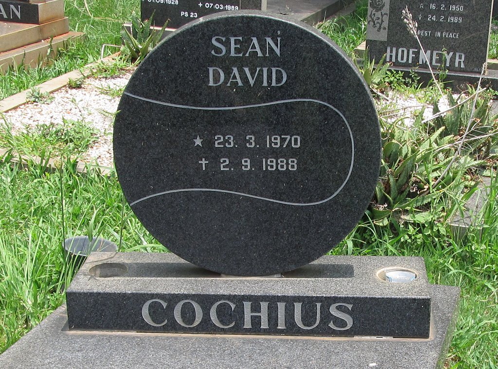 COCHIUS Sean David 1970-1988