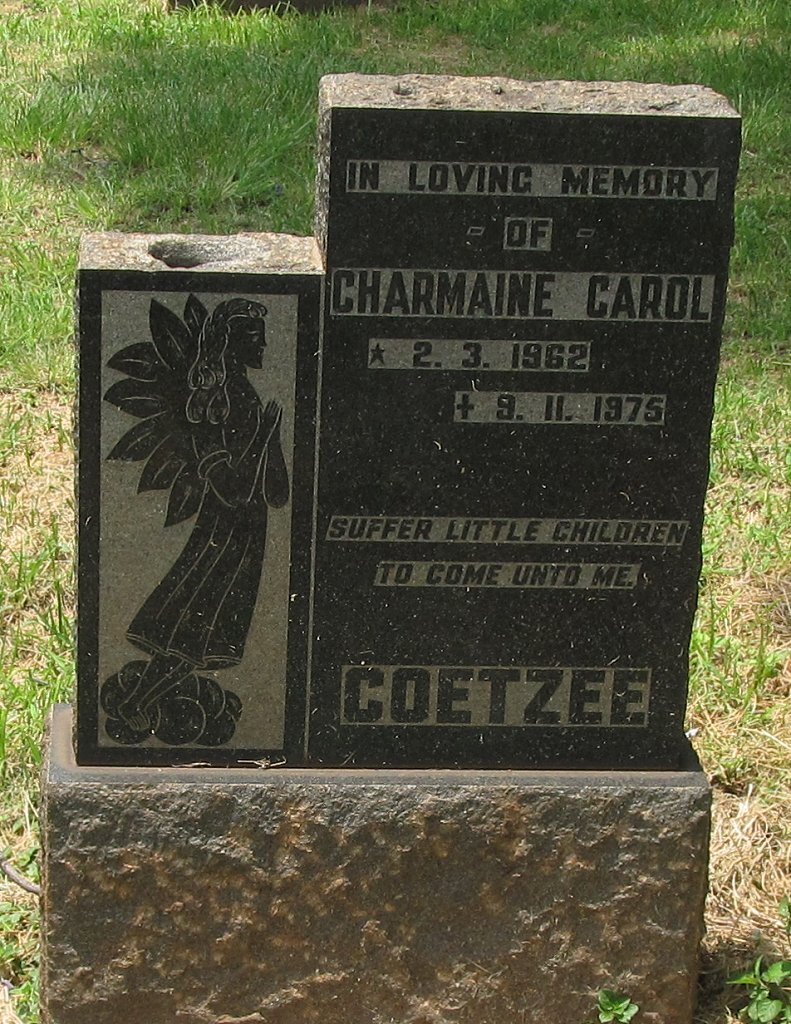 COETZEE Charmaine Carol 1962-1975