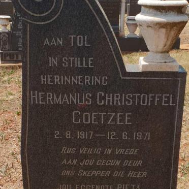 COETZEE Hermanus Christoffel 1917-1971