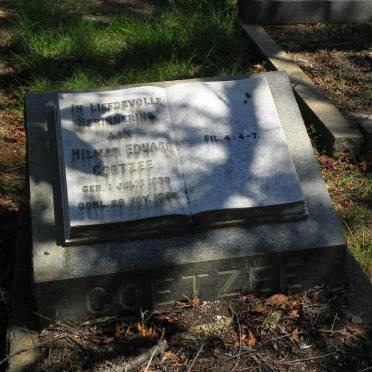 COETZEE Hilmar Eduard 1920-1959