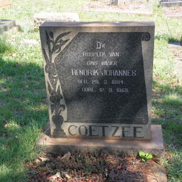 COETZEE Hendrik Johannes 1894-1959