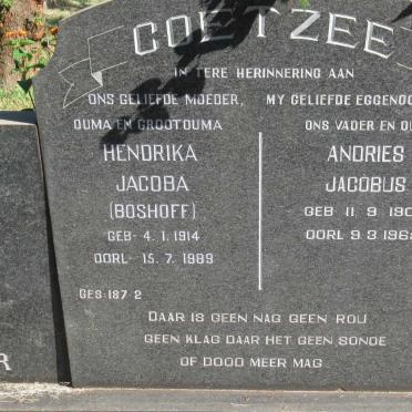 COETZEE surnames :: COETZEE vanne