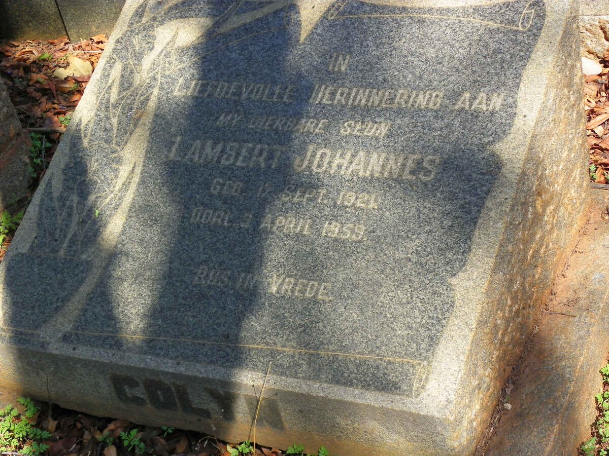 COLYN Lambert Johannes 1921-1959