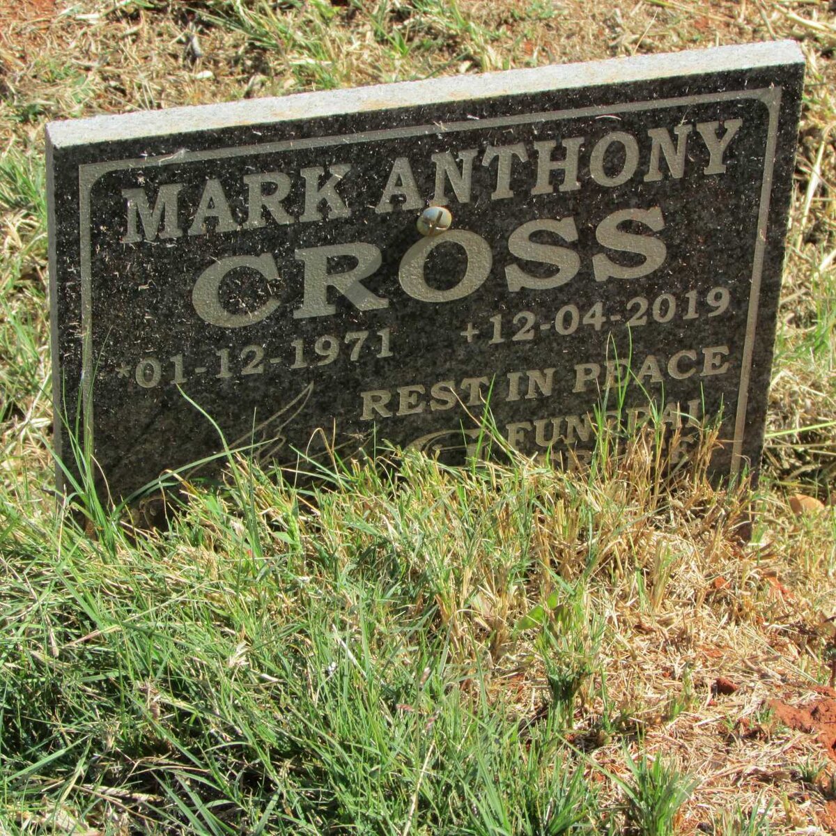 CROSS Mark Anthony 1971-2019