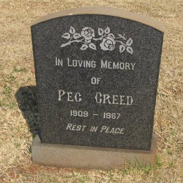 CREED Peg 1909-1967