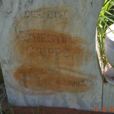 CRIPPS Ernestine 1902-1983