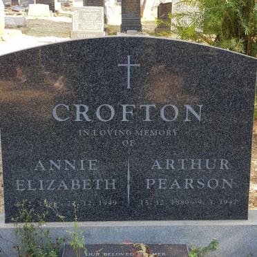 CROFTON Arthur Pearson 1880-1947 &amp; Annie Elizabeth 1888-1949 :: STEELE Maureen Elizabeth Ussher nee CROFTON 1923-2011