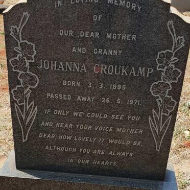 CROUKAMP Johanna 1895-1971