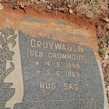 CRUYWAGEN Aletta Maria nee CROMHOUT 1896-1969