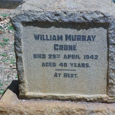 CRONE William Murray -1942