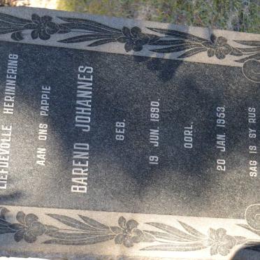 CUYLER Barend Johannes 1890-1953