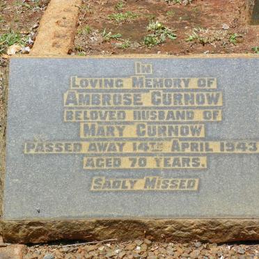 CURNOW Ambrose -1943