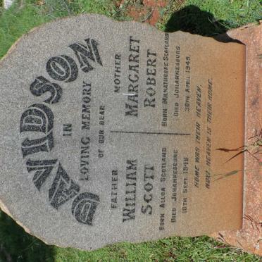 DAVIDSON William Scott -1946 &amp; Margaret Robert -1949