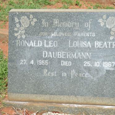 DAUBERMANN Ronald Leo -1955 &amp; Louisa Beatrice -1967