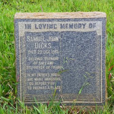 DICKS Samuel John -1961