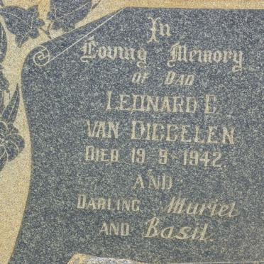 DIGGELEN Leonard C., van -1942 :: VAN DIGGELEN Muriel :: VAN DIGGELEN Basil