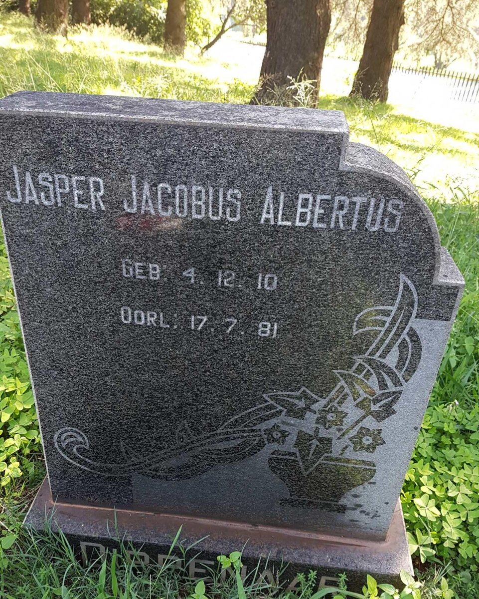 DIPPENAAR Jasper Jacobus Albertus 1910-1981