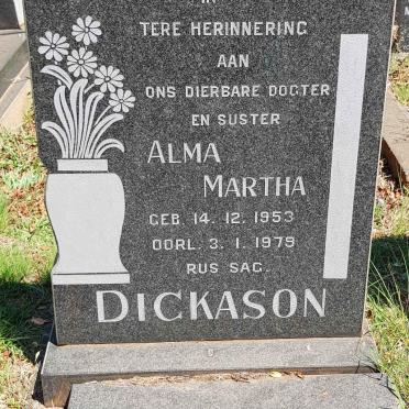DICKASON Alma Martha 1953-1979