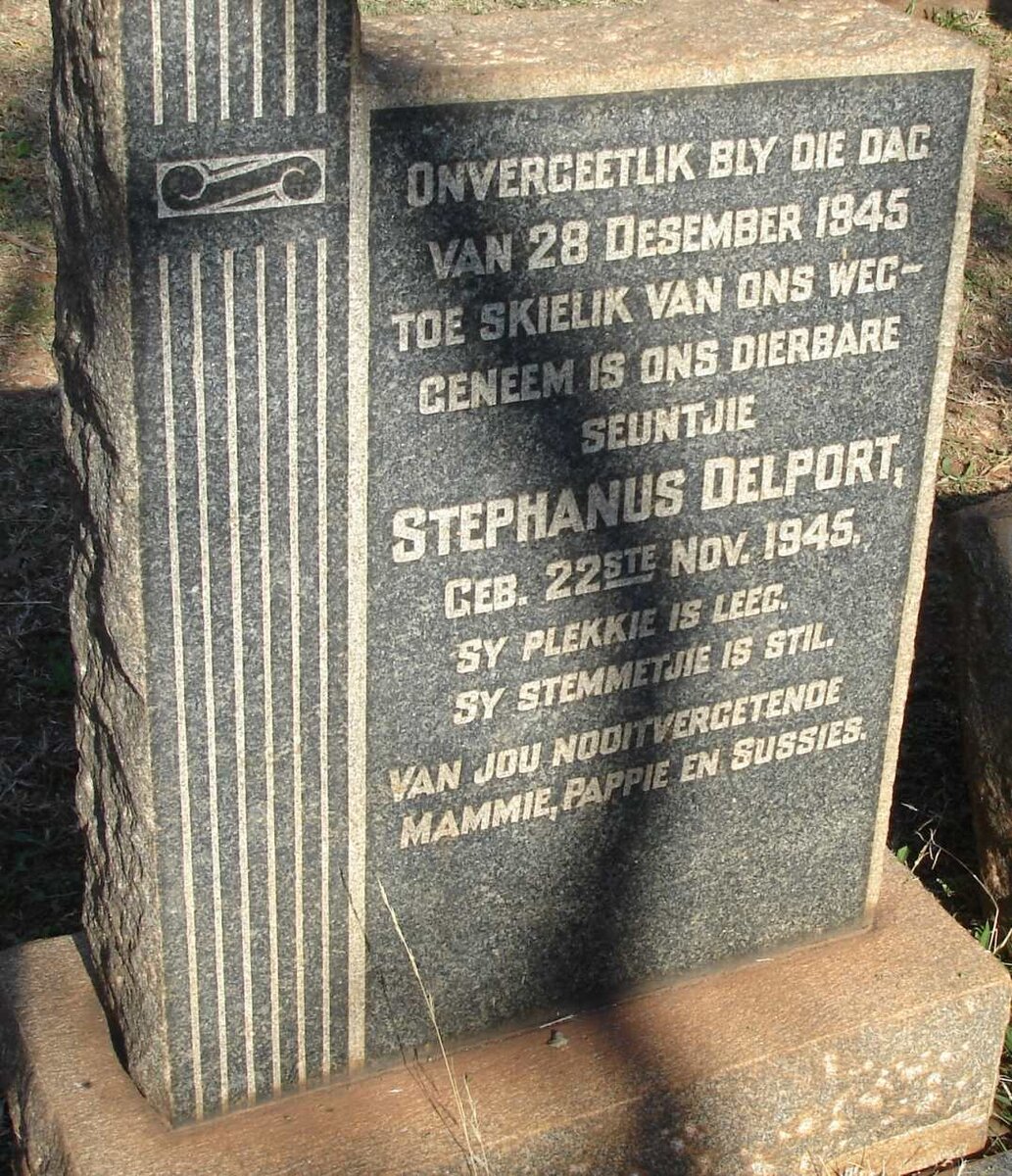 DELPORT Stephanus 1945-1945
