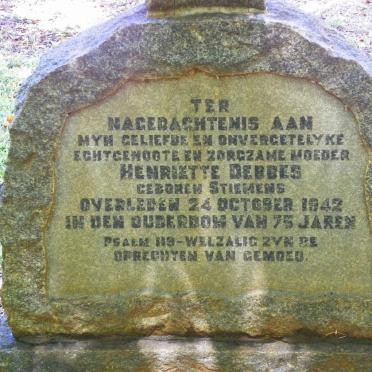 DEBBES Henriette nee STIEMENS -1942