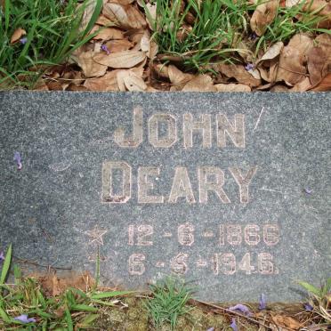 DEARY John 1866-1946 : MACLEAR John 1896-1971