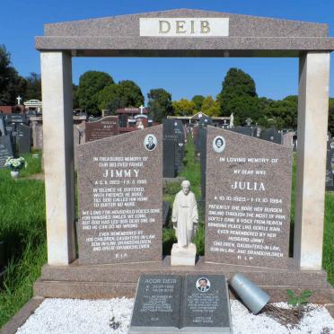 DEIB Jimmy 1923-1986 &amp; Julia 1923-1984 :: DEIB Acor 1945-2015