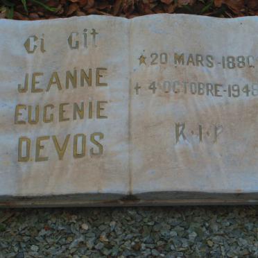 DEVOS Jeanne Eugenie nee DECEDEE 1880-1948