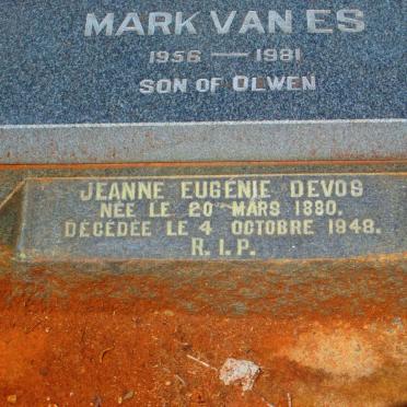 DEVOS Jeanne Eugenie nee DECEDEE 1880-1948