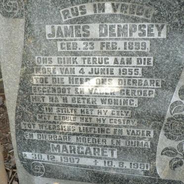 DEMPSEY James 1899-1955 &amp; Margaret 1907-1991