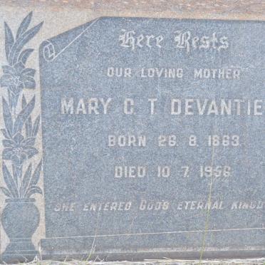 DEVANTIER Mary C.T. 1863-1956