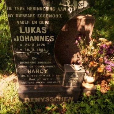 DENYSSCHEN Lukas Johannes 1926-1984 &amp; Nancy 1935-2010