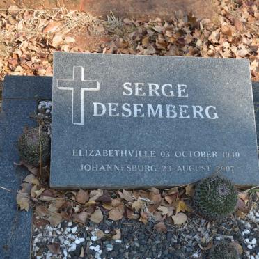 DESEMBERG Serge 1910-2007