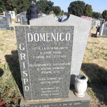 DOMENICO Grispo 1931-1993