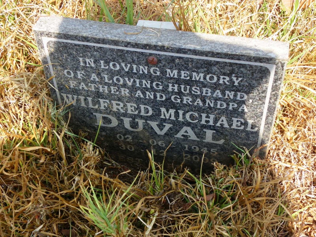 DUVAL Wilfred Michael 1945-2009