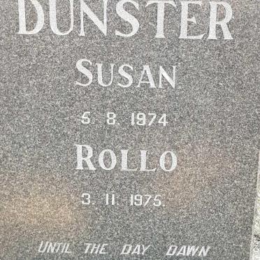 DUNSTER Rollo -1975 &amp; Susan -1974