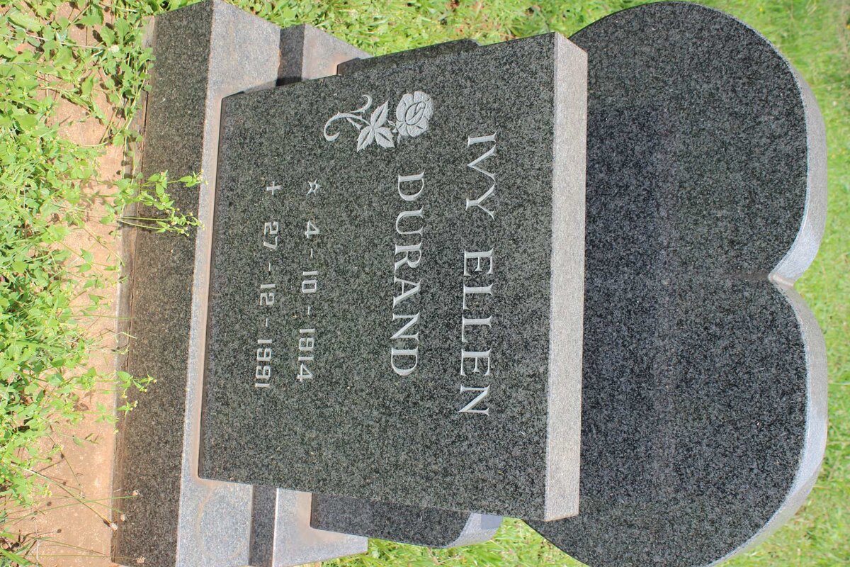 DURAND Ivy Ellen 1914-1991