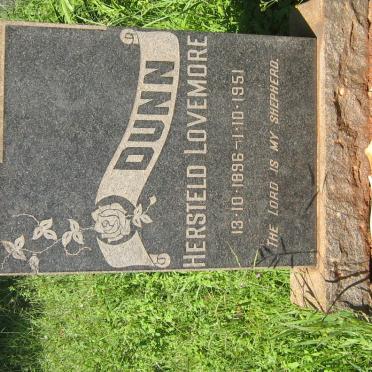 DUNN Hersteld Lovemore 1896-1951