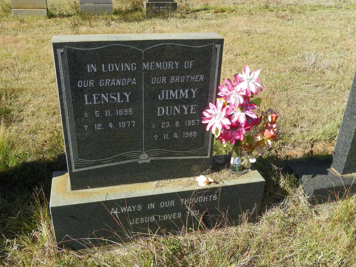 DUNYE Jimmy 1957-1988 :: LENSLY 1895-1977