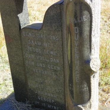 DUVENHAGE Tollie 1939-1975