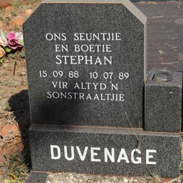 DUVENAGE Stephan 1988-1989