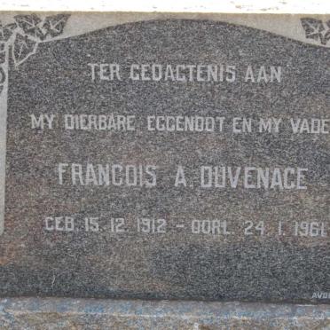 DUVENAGE Francois A. 1912-1961