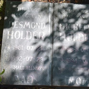 EBERSOHN Frans Hendrik 1910-1969 &amp; Maria Francina 1914-1992 :: HOLDER Desmond 1961-1992 &amp; Michelle 1968-1994