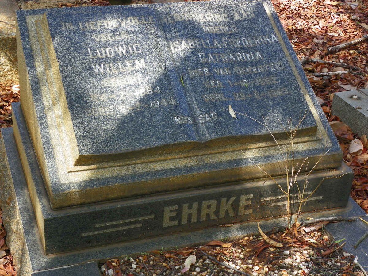 EHRKE Ludwig Willem 1884-1944 &amp; Isabella Frederika Catharina VAN DEVENTER 1892-1962
