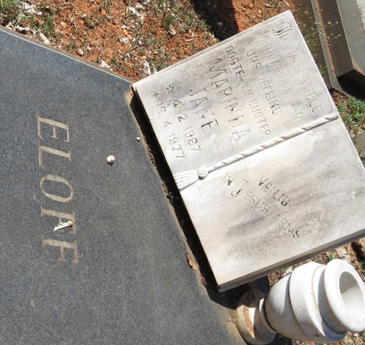 ELOFF Marinda Jane 1967-1977