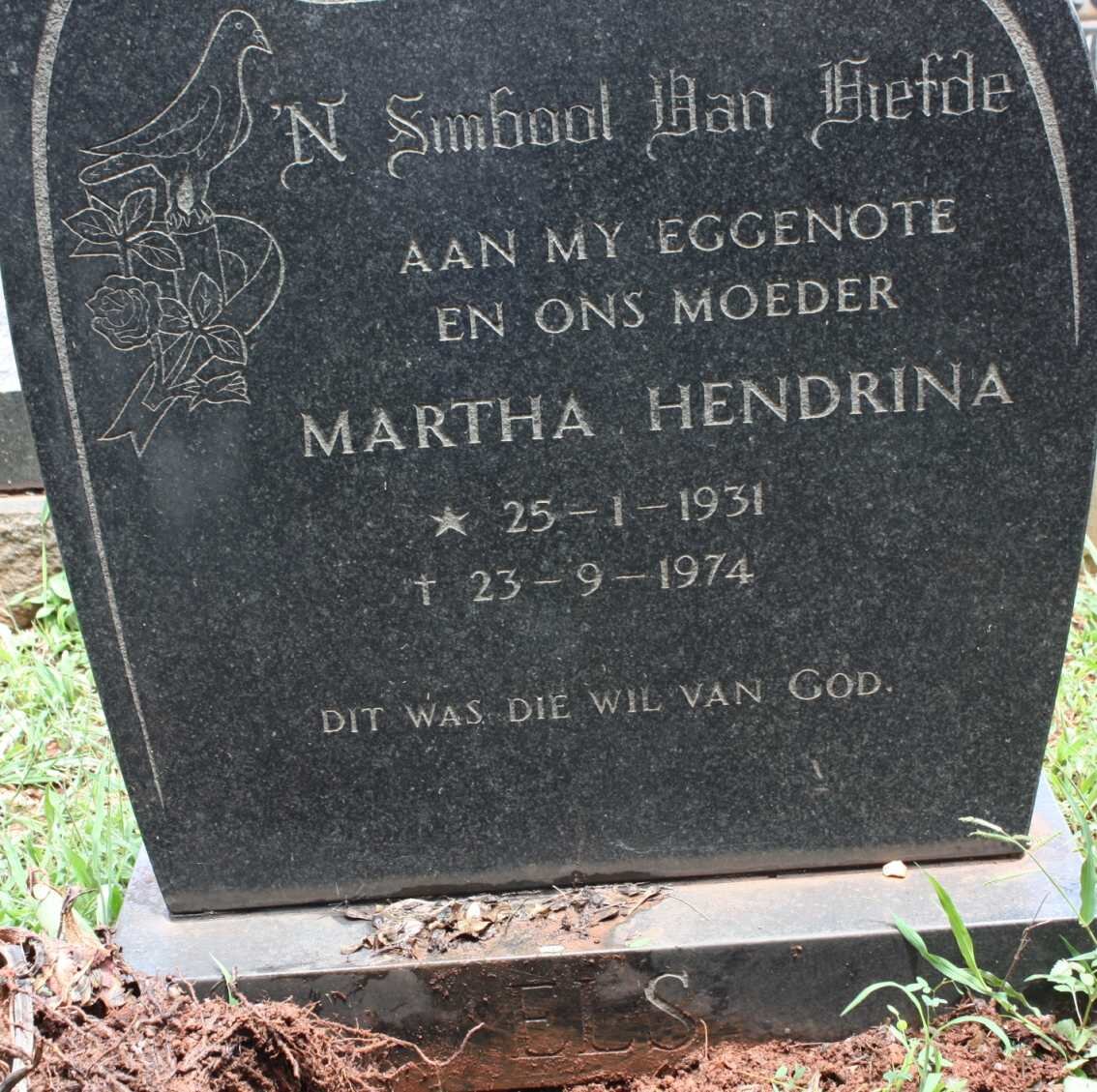 ELS Martha Hendrina 1931-1974